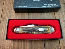Winchester 3 Back Spring Swell Center Whittler Stag 1991 #3904
