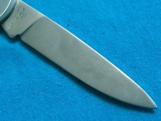 BARLOW PURINA AD BAREHEAD LOCKBACK ADVERTISING CAMPING SURVIVAL FOLDING POCKET KNIFE KNIVES OLD
