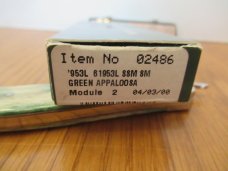 Case XX 2000 Green Appaloosa Bone RussLock Pattern # 61953L SS