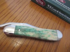 Case XX 2000 Green Appaloosa Bone RussLock Pattern # 61953L SS