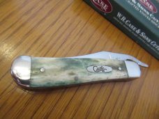 Case XX 2000 Green Appaloosa Bone RussLock Pattern # 61953L SS