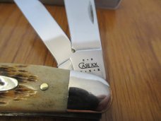 Case XX 2002 Autunm Bone Stockman Pattern # 6347 SS 