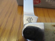 Case XX 2002 Autunm Bone Stockman Pattern # 6347 SS 