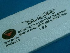 PARAGON BLACKIE COLLINS SEKI JAPAN COCOBOLO CLIP POINT CONVERSION FOLDING KNIFE KNIVES MIB