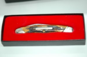 Vintage Black Box Winchester Half Whittler W 15 2935 Stag NIB