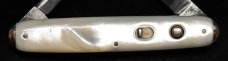 Early Schrade Cut Co Genuine Mother of Pearl w/ Tip Bolsters 
