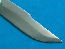 BIG VINTAGE HORN TOLEDO INOX SPANISH NAVAJA RATCHET LOCK FOLDING POCKET KNIFE KNIVES OLD