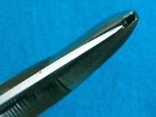 BIG VINTAGE HORN TOLEDO INOX SPANISH NAVAJA RATCHET LOCK FOLDING POCKET KNIFE KNIVES OLD