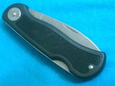 VINTAGE COLEMAN WESTERN USA DOUBLE LOCKBACK 2 BLADE TRAPPER FOLDING POCKET KNIVES OLD