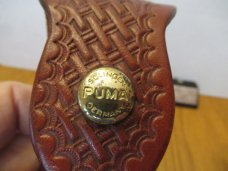 Puma Folding Lock Back Hunter with Leather Sheath 