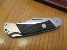 Puma Folding Lock Back Hunter with Leather Sheath 