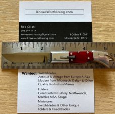 Miniature Russian Prison Knife (RPK) Switchblade, Used 