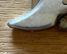 Miniature Russian Prison Knife (RPK) Swing Guard Switchblade, Used 
