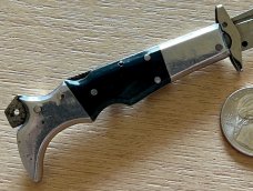 Miniature Russian Prison Knife (RPK) Swing Guard Switchblade, Used 