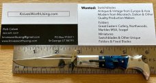 Miniature Russian Prison Knife (RPK) Swing Guard Switchblade, Used 