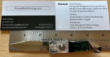 Miniature Russian Prison Knife (RPK) Switchblade, Used 