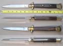 15" Italian Auto Stiletto, rosewood, NOS vintage collector knife, MONSTER! c.1984