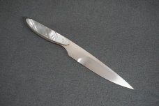 + *RARE* EARLY THOMAS HASLINGER ONE-OF-A-KIND HANDMADE MOTHER PEARL FIGHTING KNIFE +