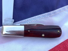 1965-1969 Case xx 2 Blade Barlow +Beautiful Red Bone handles -Mdl# 62009 1/2  Read full description