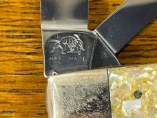 Bulldog 2006 Prototype 4-Blade Congress Knife w/Yellow Sparkle Scales 