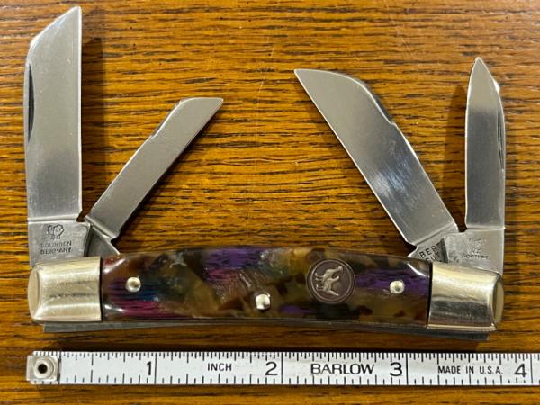 Hen & Rooster Bertram Cutlery 4-Blade Congress Knife w/Synthetic Scales Germany