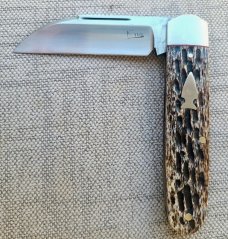 K'roo Stout Wharnie  Sleeveboard jigged Exotic Whale Bone..3.75"..filework...liners..coa..slip 