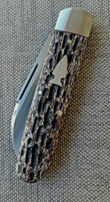 K'roo Stout Wharnie  Sleeveboard jigged Exotic Whale Bone..3.75"..filework...liners..coa..slip 