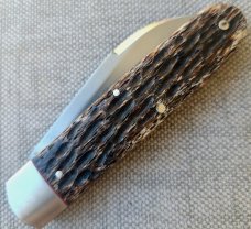 K'roo Stout Wharnie  Sleeveboard jigged Exotic Whale Bone..3.75"..filework...liners..coa..slip 