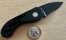 Dalton California Special Clone Switchblade Knife, Black Blade, Unused 