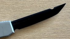 Microtech Halo 3 Clone Out The Front (OTF) Switchblade Knife, Gray Handle, Unused 