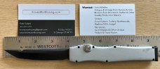 Microtech Halo 3 Clone Out The Front (OTF) Switchblade Knife, Gray Handle, Unused 