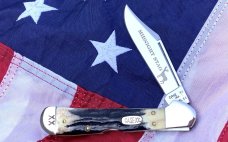 Case xx 1997 First Production Run Copperlock (MDL# 51549L) Knife w/ Midnight Stag Handles -NOS