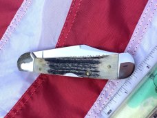 Case xx 1997 First Production Run Copperlock (MDL# 51549L) Knife w/ Midnight Stag Handles -NOS