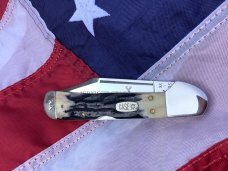 Case xx 1997 First Production Run Copperlock (MDL# 51549L) Knife w/ Midnight Stag Handles -NOS