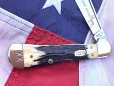 Case xx 1997 First Production Run Copperlock (MDL# 51549L) Knife w/ Midnight Stag Handles -NOS