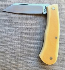 Jeff Pearce Ivory Westinghouse Shadow Native..Magnacut super steel...4" closed..coa.pouch