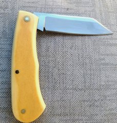 Jeff Pearce Ivory Westinghouse Shadow Native..Magnacut super steel...4" closed..coa.pouch