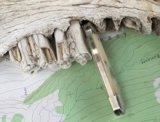 Great Eastern Cutlery Tidioute 190120 Little Rattler Smooth White Bone with Button NEW