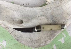 Great Eastern Cutlery Tidioute 190120 Little Rattler Smooth White Bone with Button NEW