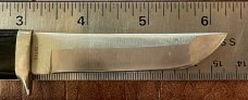 Vintage Gutmann Miniature Tanto Fixed Blade Knife, Japan, Original Box & Sheath, Unused 