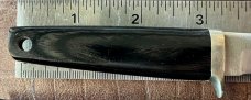 Vintage Gutmann Miniature Tanto Fixed Blade Knife, Japan, Original Box & Sheath, Unused 