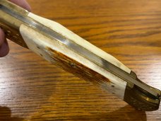 Parker-IMAI K-139 Ltd Ed Hyperion Lockback Knife w/Bone Scales & Engraved Bolsters SN#145 Japan