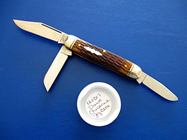 Northfield 661317 Calf Roper Dark Chestnut Bone SMKW SFO Knife 1 of 100 Mint in Tube Northfield 661317 Calf Roper Dark Chestnut Bone SMKW SFO Knife 1 of 100 Mint in Tube