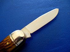 Northfield 661317 Calf Roper Dark Chestnut Bone SMKW SFO Knife 1 of 100 Mint in Tube