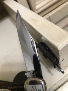 Case XX 6165 green bone folding hunter 
