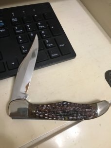 Case XX 6165 green bone folding hunter 