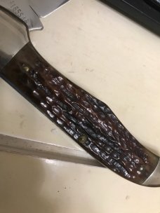 Case XX 6165 green bone folding hunter 