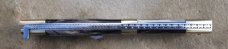 13" Double Eagle Picklock Switchblade. Damascus Blade and Buffalo horn handles.