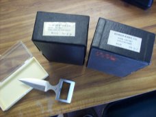 Bowen Knife U.S.A. Belt Buckle Push Dagger UNUSED W/2 Belts 40 & 44