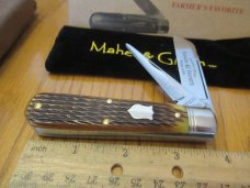 Maher & Grosh By Great Eastern Harness Jack Antique Yellow Pick Bone  Pattern # 863223 P